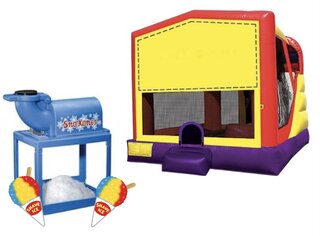 4 IN 1 Red/Yellow Combo and Snow Cone Machine Fun Pack