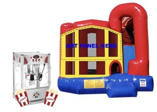 Backyard Combo Red/Blue and Popcorn Machine Fun Pack