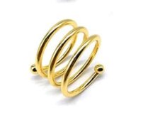 Gold Napkin Rings - (10) 