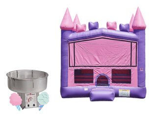 15x15 Pink Castle and Cotton Candy Machine Fun Pack