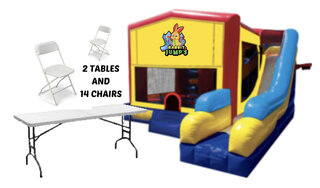 C7 Combo Red/Blue with 2 Tables and 14 Chairs Pack