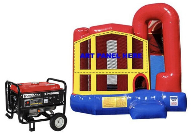 Backyard Combo Red/Blue and Generator