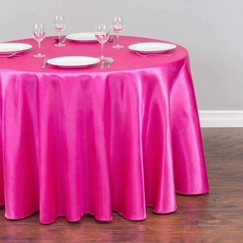 Satin Round Tablecloth - 120