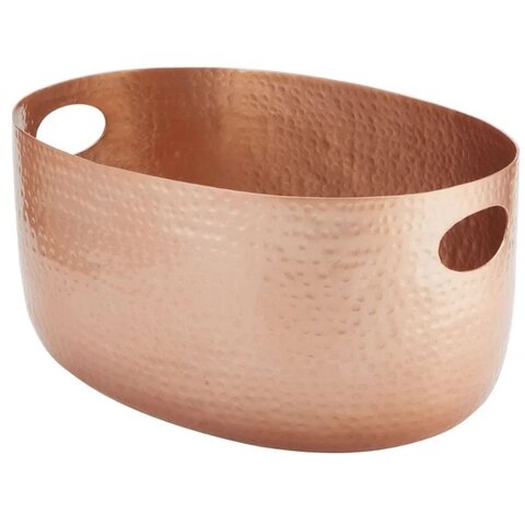 Copper Hammered Beverage Tub