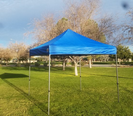 10x10 tent blue