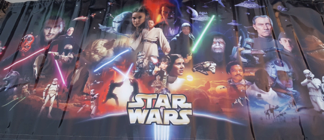 star wars themed banner