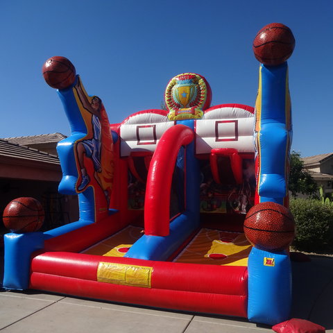 giant inflatable basketball