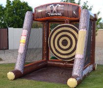 New! Inflatable Axe Throwing