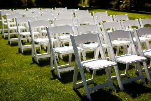 white chair in Deerfield