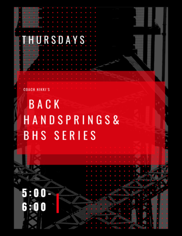Vogue Member - Thursday Back Handsprings & Back Handspring Series