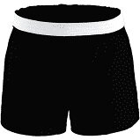 Black SOFFE Short with RD logo