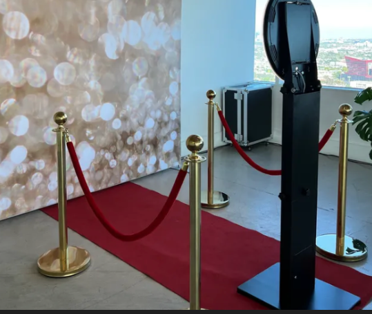 Photobooth Red Carpet and Stanchions 