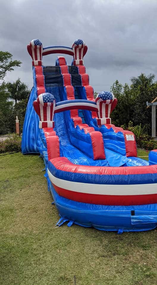 20 ft Knock Out Water Slide