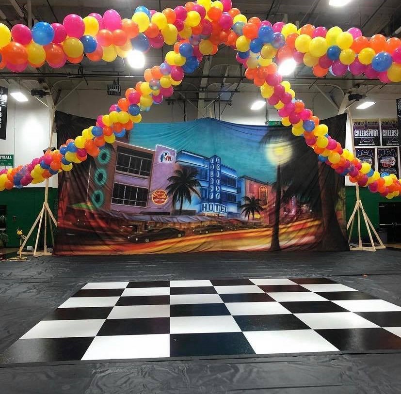Black and White Dance floor