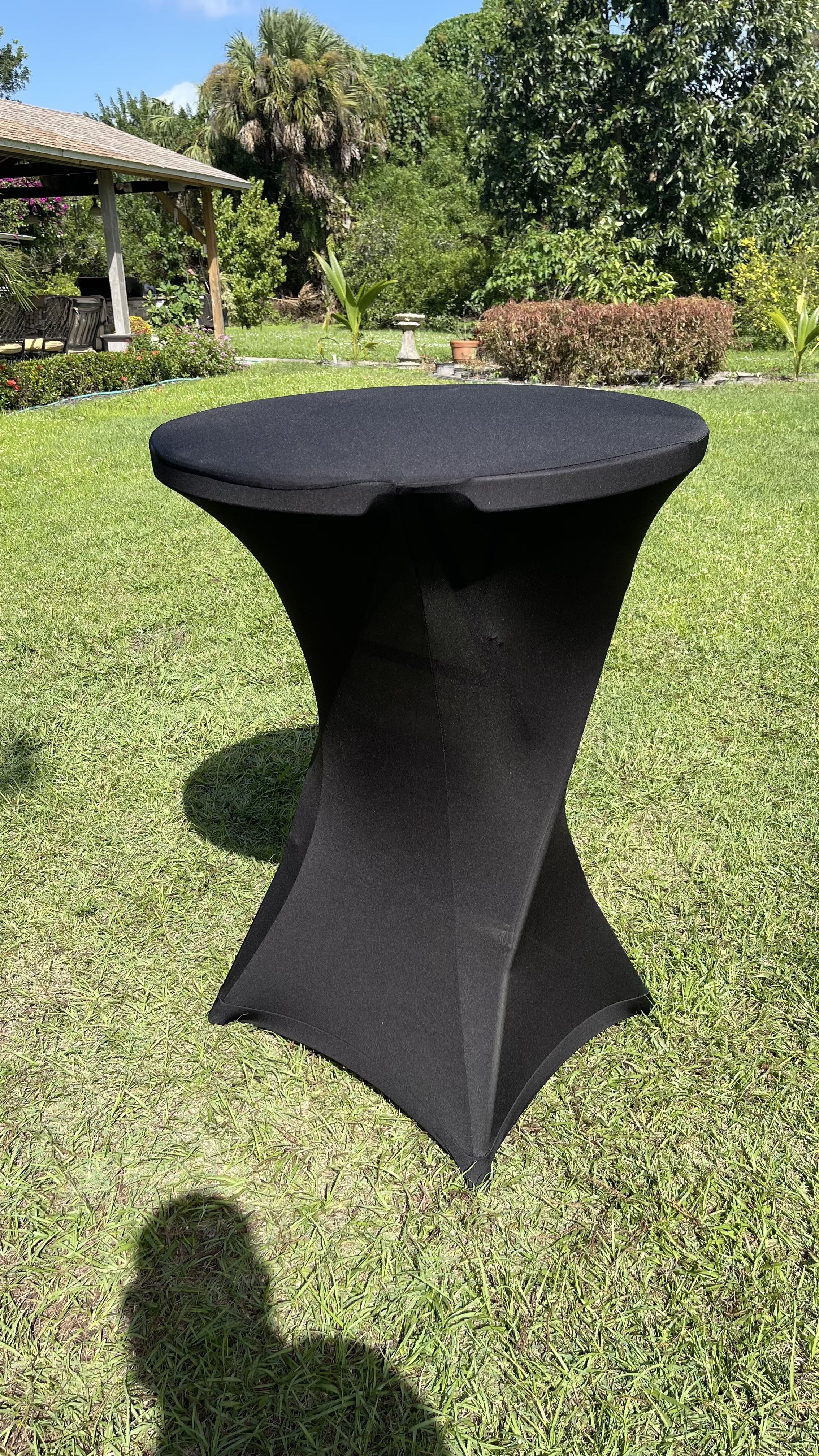 Black cocktail Spandex– Fitted Highboy/Lowboy Linen