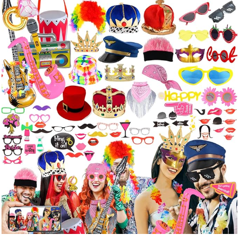 Photo booth Physical Props