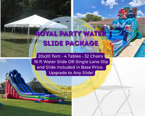 Royal Party Water Slide Package