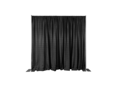 Pipe and drape (Black Drape)