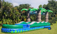 Blue Tropical Slip and Slide