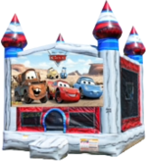 Bounce House With Themed Banner