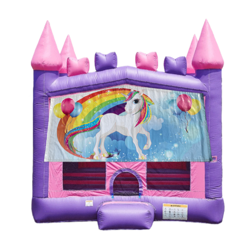 Unicorn Pink Castle 13x13 Fun House 