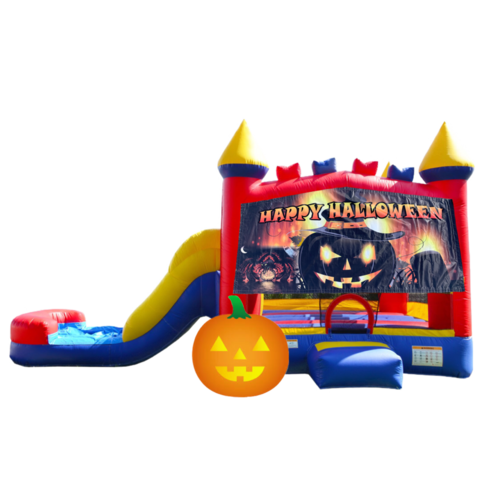 Halloween Combo 4 in 1 Dry Bouncer w/ Slide 