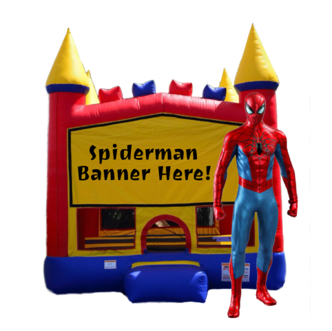 Spiderman 13'x13' Fun House Castle