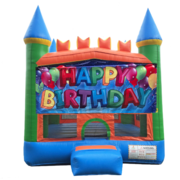 Happy Birthday 13'x13' Pastel Castle Fun House
