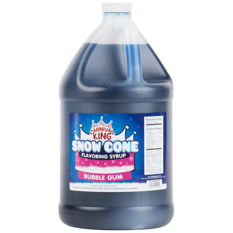 Bubble Gum Sno Cone Flavor