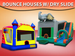 Bounce house w/ dry slide