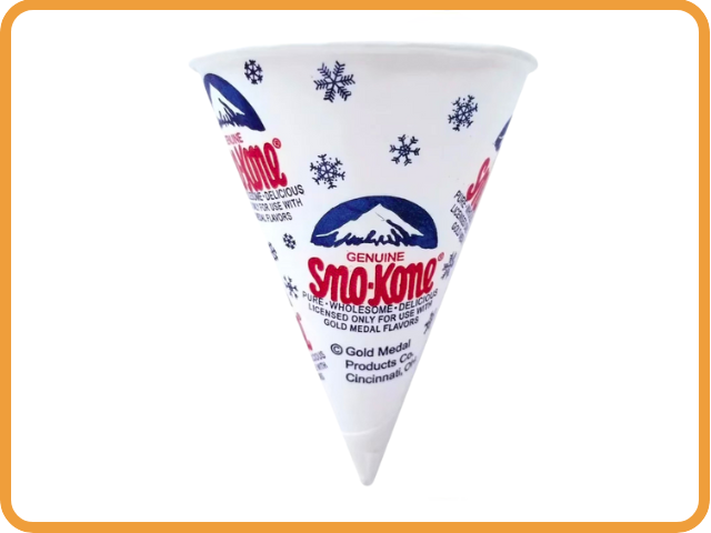 50 Sno Cone Cups