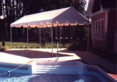 9'x10' White expandable Marquis canopy