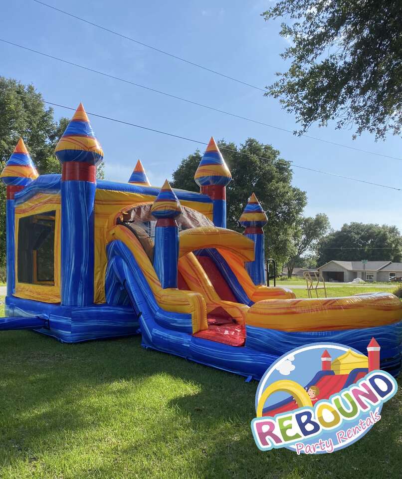 bounce house with slide rental in Oxford
