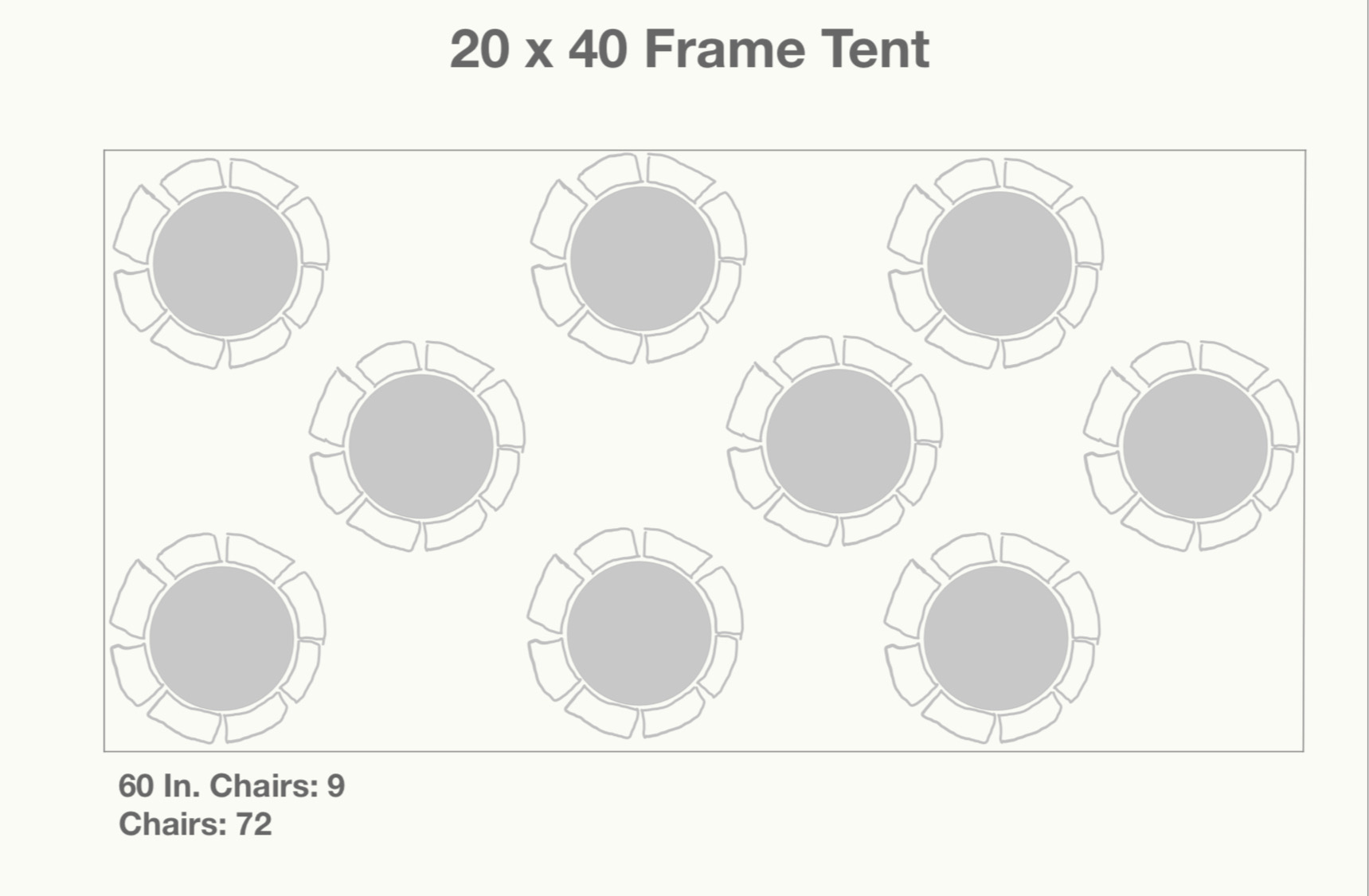 round table and chair layout