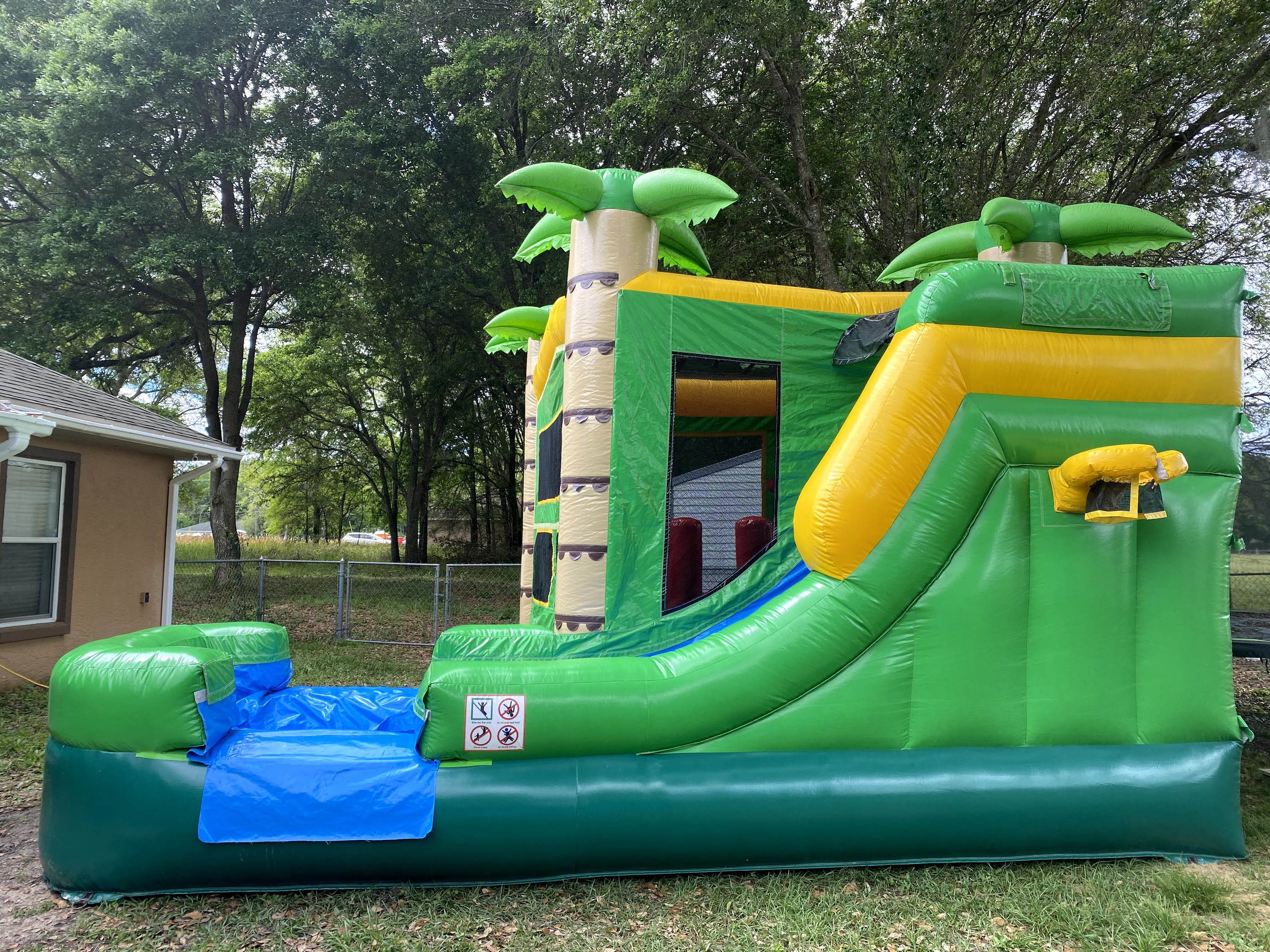 bounce house with 