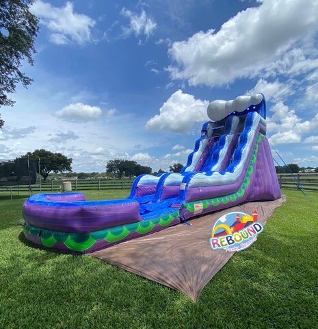 Wet Slide rentals from Rebound Party Rentals