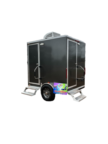 Air-Conditioned Portable Bathroom Trailer