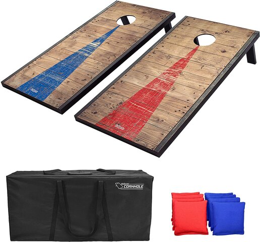 Blue and Red Cornhole