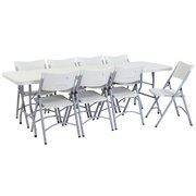 8' Table and 8 Chairs