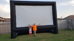 20ft movie screen and projector