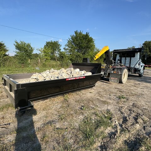  Concrete Dirt Sod Dumpster