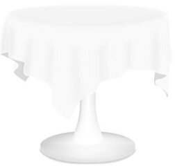  white plastic tablecloths