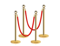 Additional Stanchions and Velvet Ropes