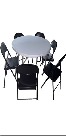 Round Table and Chairs Set