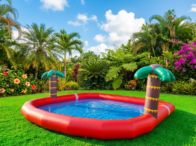 Tropical Pool Splash