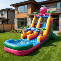 18FT Octo Splash Water Slide