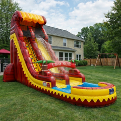 20 FT Lava Rush Water Slide