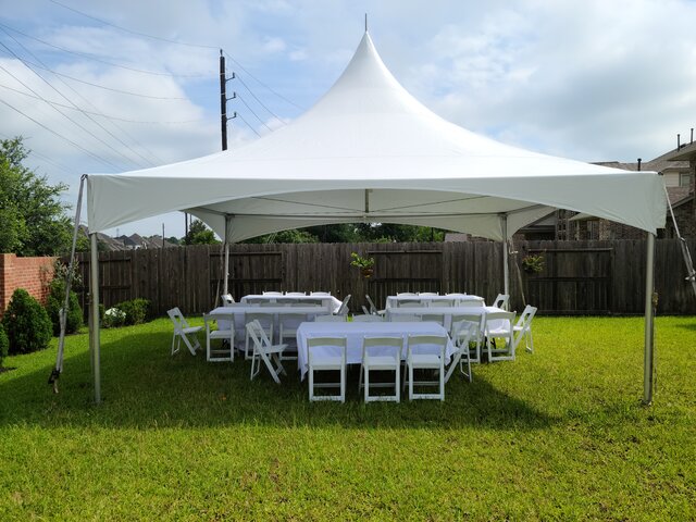 20x20 High Peak Marquee tent