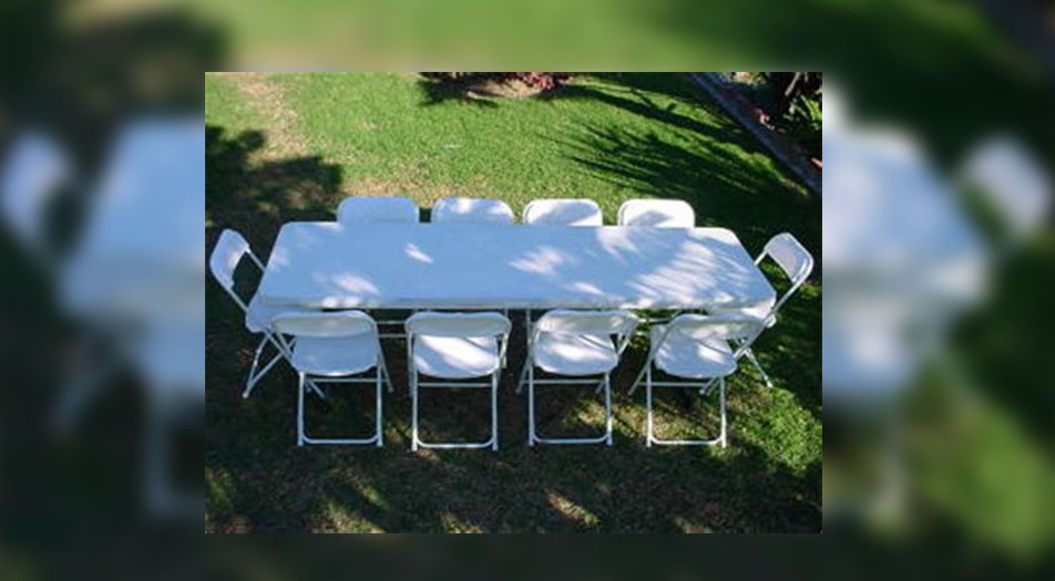 table and chairs rental