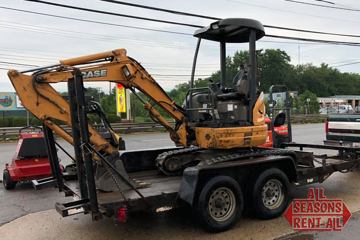 excavator rental norwood ma